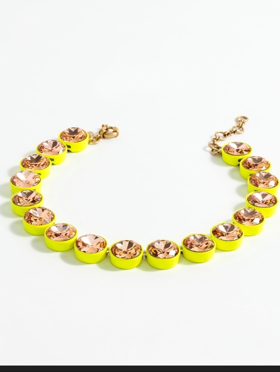J. Crew Jewelry - Brûlée J.Crew Jumbo Neon Yellow Necklace - Rare